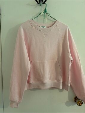 Double Zero Soft Pale Pink Pullover Sweatshirt